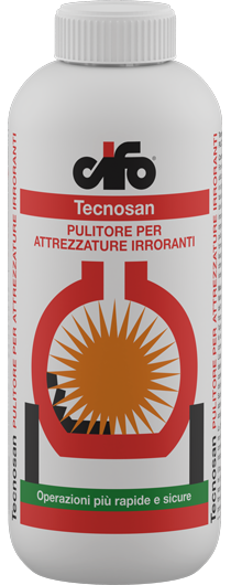 Pulitore per attrezzature irroranti